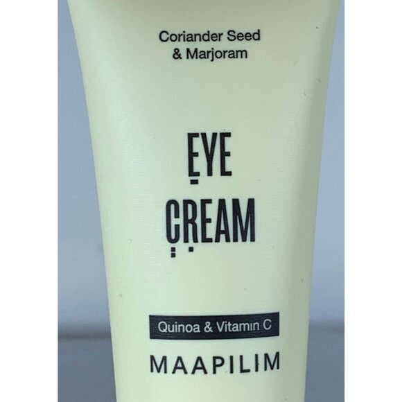 Maapilim Eye Cream With Coriander Seed & Marjoram 0.5 Fl Oz Quinoa Vitamin C NEW - Picture 2 of 6